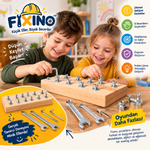 FIXINO™ Çocuk Tamir Seti – Eğlenceli Mini Alet Seti | El Becerisi ve Yaratıcılık Oyuncağı